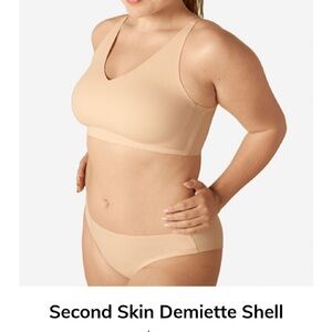 RUBY RIBBON Second Skin Deep V Demiette Bra